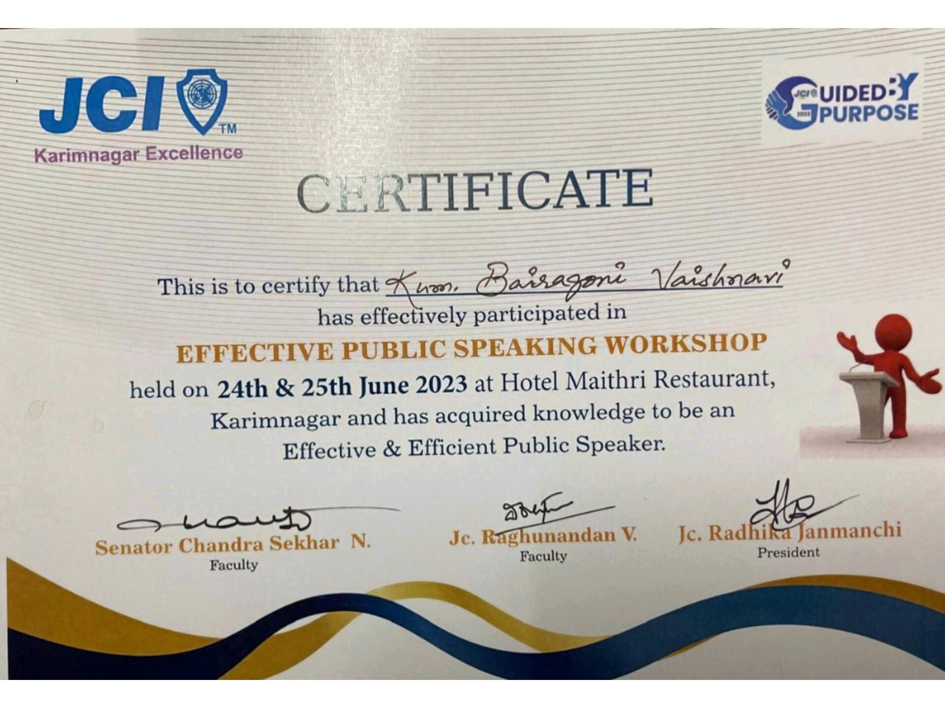 JCI proof